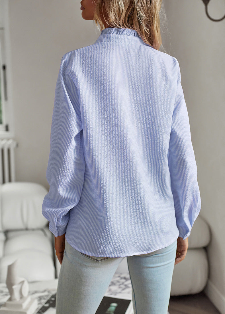 Mila Ruffle Skjorta