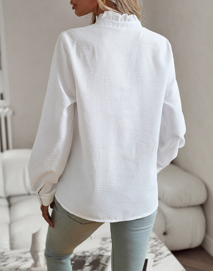 Mila Ruffle Skjorta